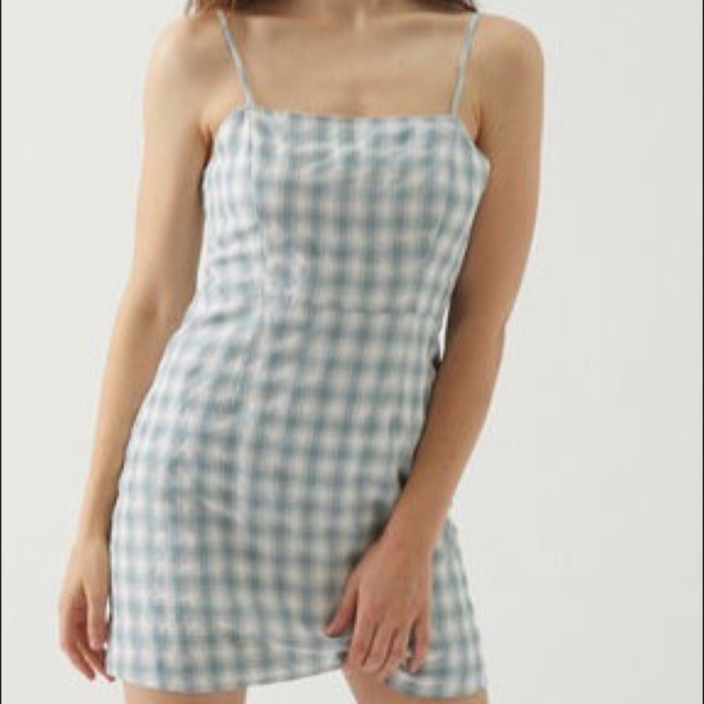 Pacsun Green Plaid Dress